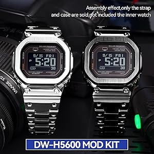 Amazon.com: Korlexchi MOD Kit Metal Watchband and Watch Case