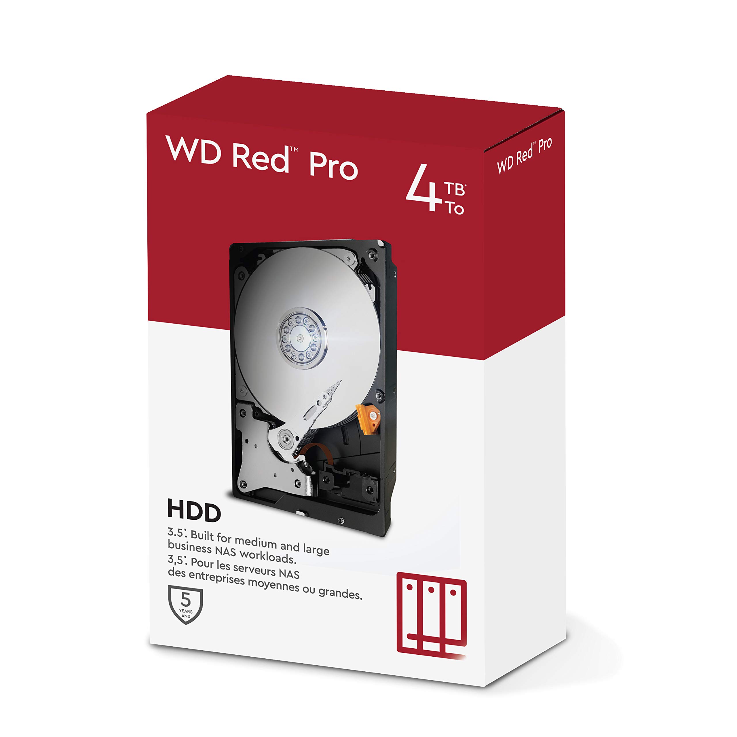 Amazon | WD Red Pro 4TB NAS 3.5インチ内蔵ハードドライブ - 7200 RPM