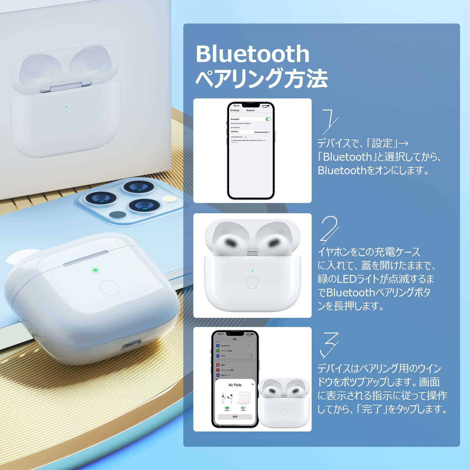 Amazon | 充電ケース、Airpods 第3世代に適用, Airpods 3 用充電器