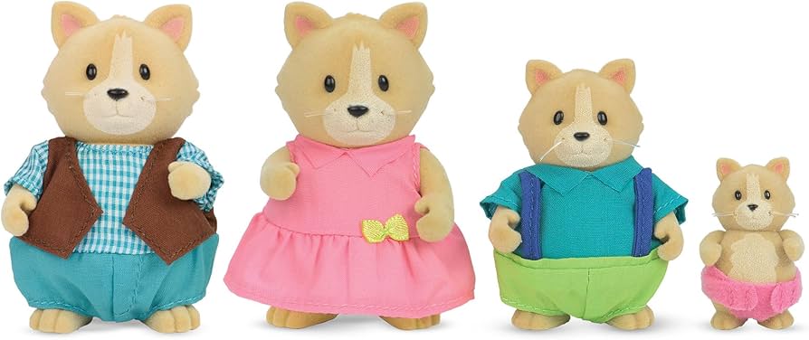 Amazon.com: Li'l Woodzeez – Animal Figurines – Toy Cat