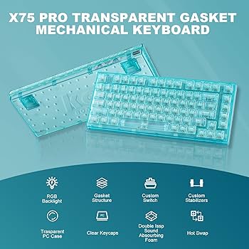 Amazon | YUNZII X75 PRO 82キーワイヤレス ホットスワップ対応