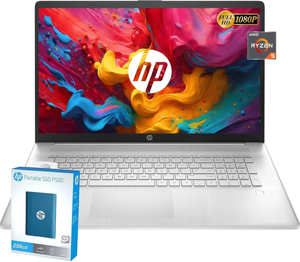 Amazon.co.jp: HP 2024 17インチノートパソコン、AMD Ryzen 5 5500U 6