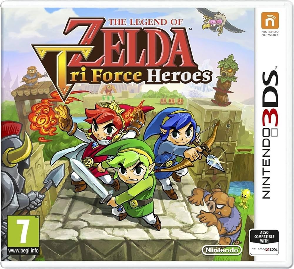 Amazon.com: The Legend of Zelda Tri Force Heroes (Nintendo 3DS