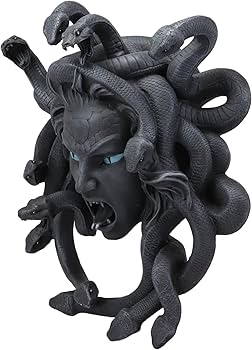 Amazon.co.jp: Ebros ギリシャ神話 ゴルゴン女神メデューサの頭 ヘビの