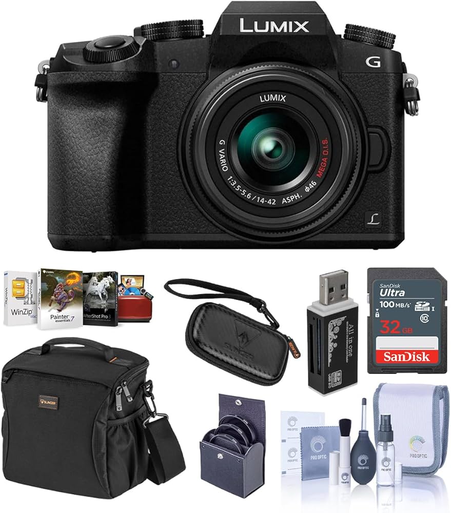 Amazon | Panasonic Lumix DMC-G7 ミラーレスカメラ 14-42mmレンズ付き