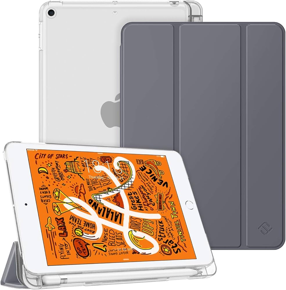 Amazon.co.jp: Fintie for iPad Mini 5 2019 ケース クリア 半透明