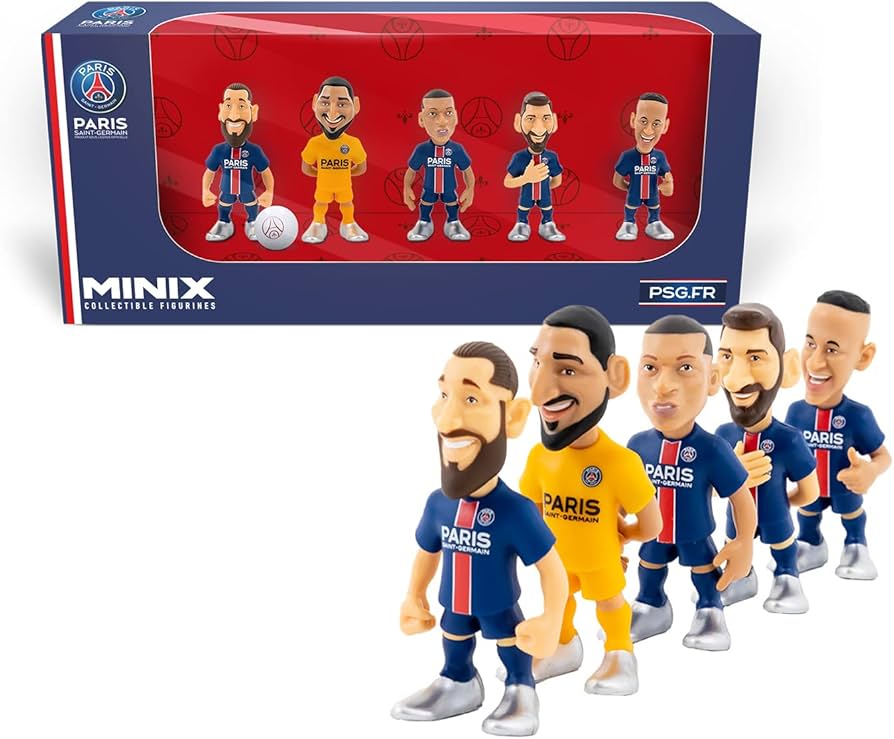 Amazon.com: MINIX Figure 7 Cms Pack of 5 (Branches, Neymar, Messi