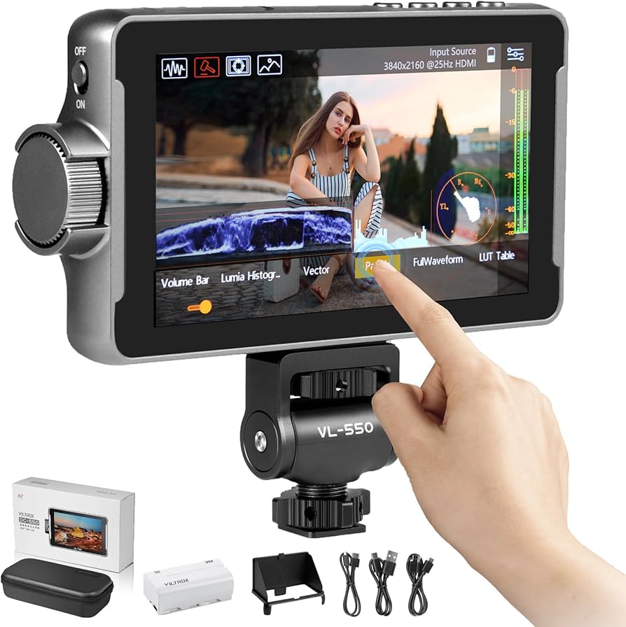 Amazon.com : VILTROX DC-550 Touch Screen Camera DSLR Field Monitor