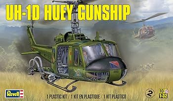 Amazon | アメリカレベル 1/32 UH-1D ヒューイ ガンシップ プラモデル