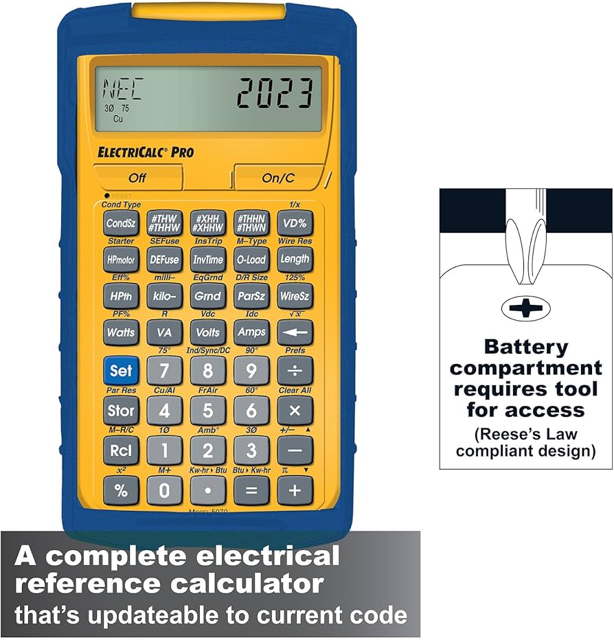 Calculated Industries ElectriCalc Pro - calculators (Pocket
