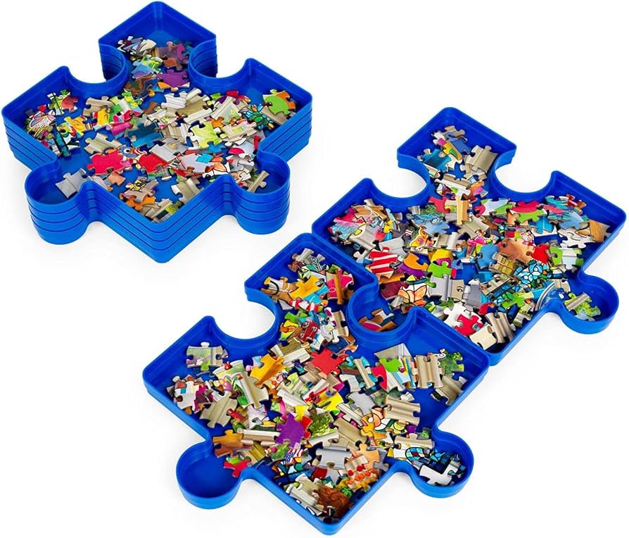 Amazon | ジグソーパズル 積み重ね可能 仕分けトレイ | 6個セット