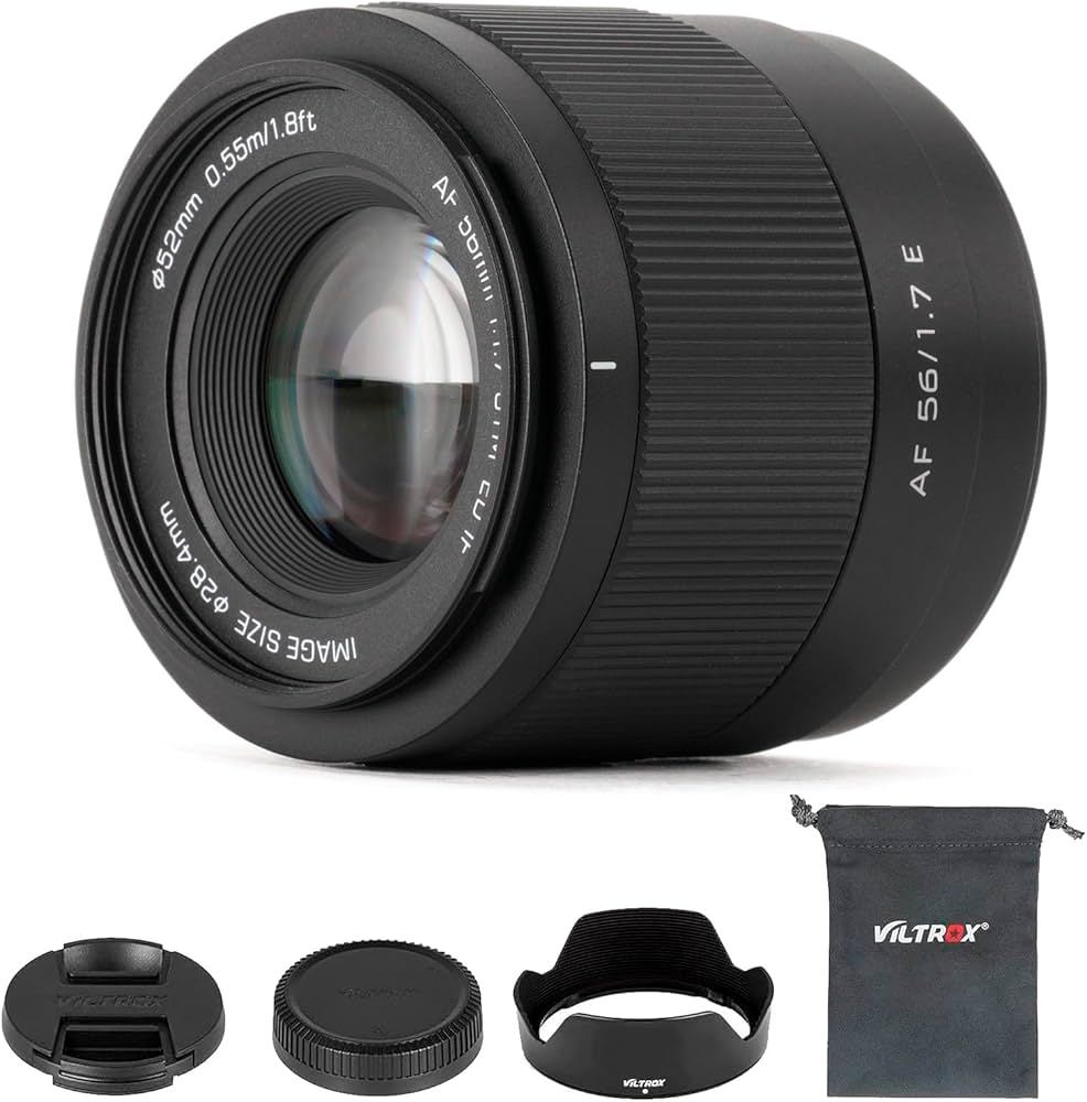 Amazon.co.jp: VILTROX 56mm F1.7 Eマウント APS-C STM 軽量オート