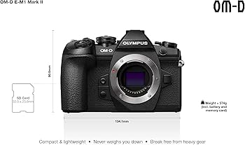 Olympus E-M1 Mark II Gövde Siyah : Amazon.com.tr: Elektronik