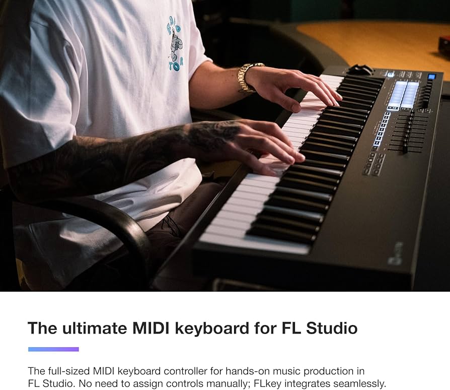 Amazon.com: Novation FLkey 61 MIDI Keyboard - Seamless FL Studio
