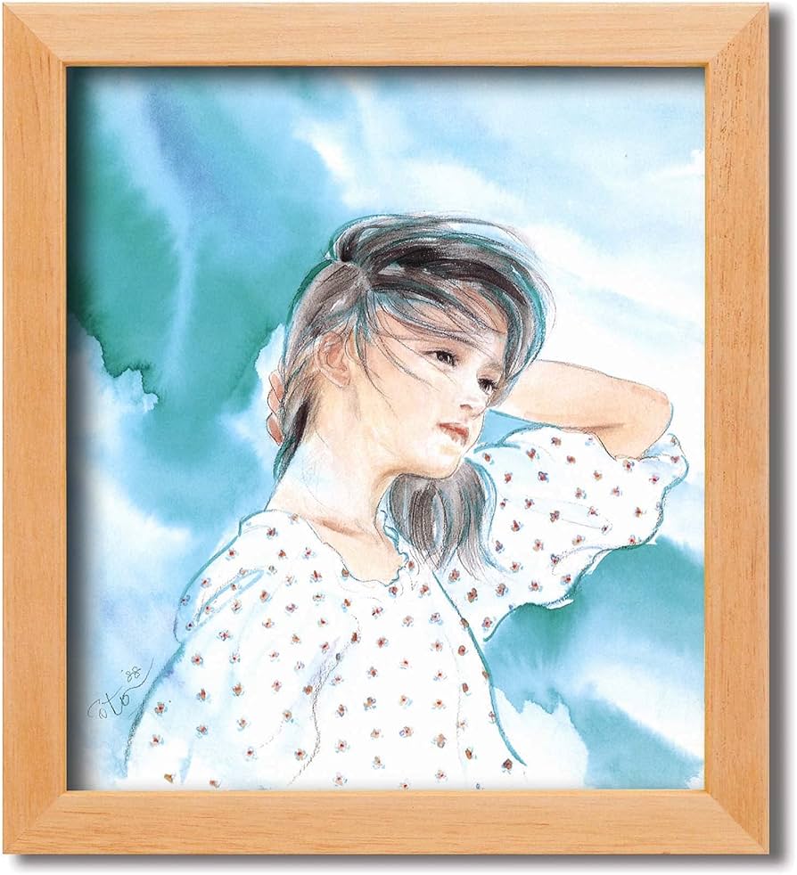 Amazon.co.jp: おおた慶文色紙額(小) 愛のかたち 木製フレーム 20020