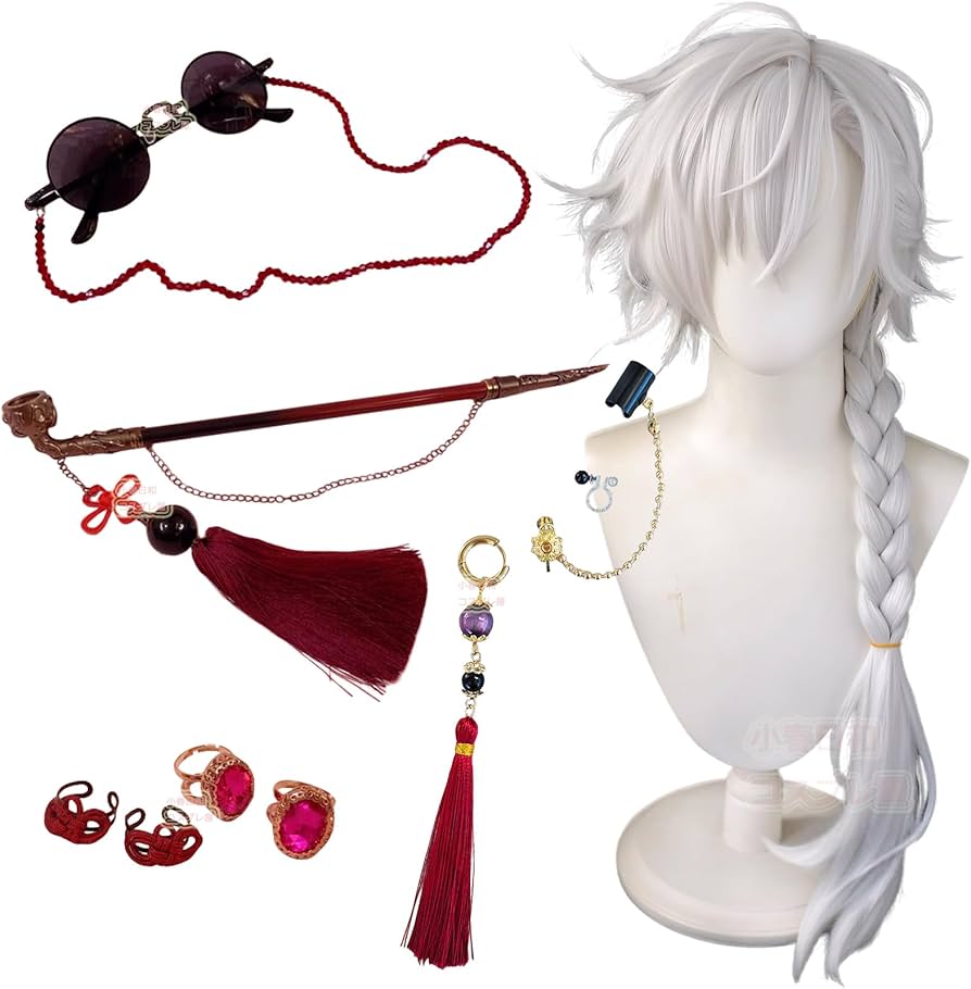 Amazon.co.jp: コスプレ ウィッグ 葛葉 くずは 中華服 チャイナ 新衣装