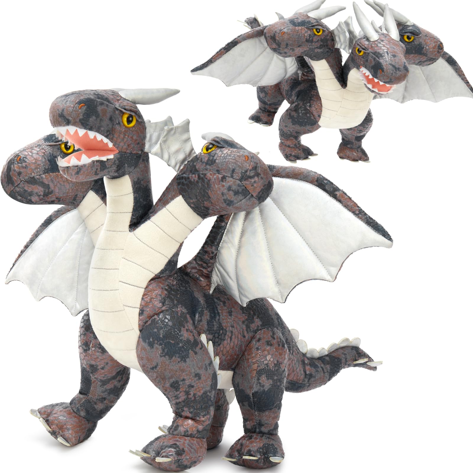 Amazon.com: MaoGoLan 3-Headed Dragon Stuffed Animal 26 inch Giant