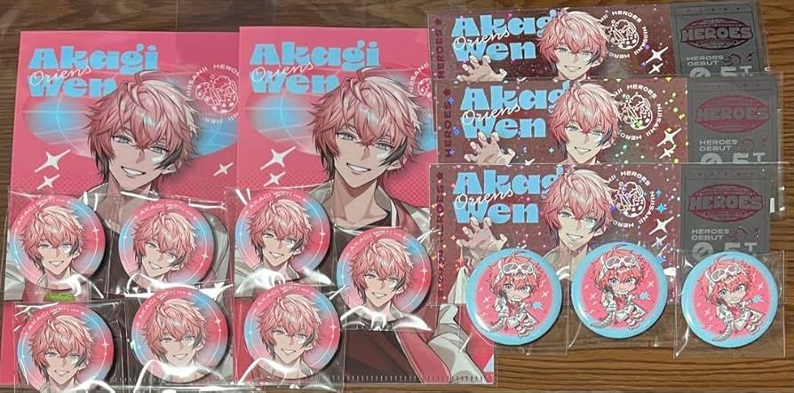 赤城ウェン HEROES 1stAnniversary 缶バッジ 70個 赤城ウェン HEROES