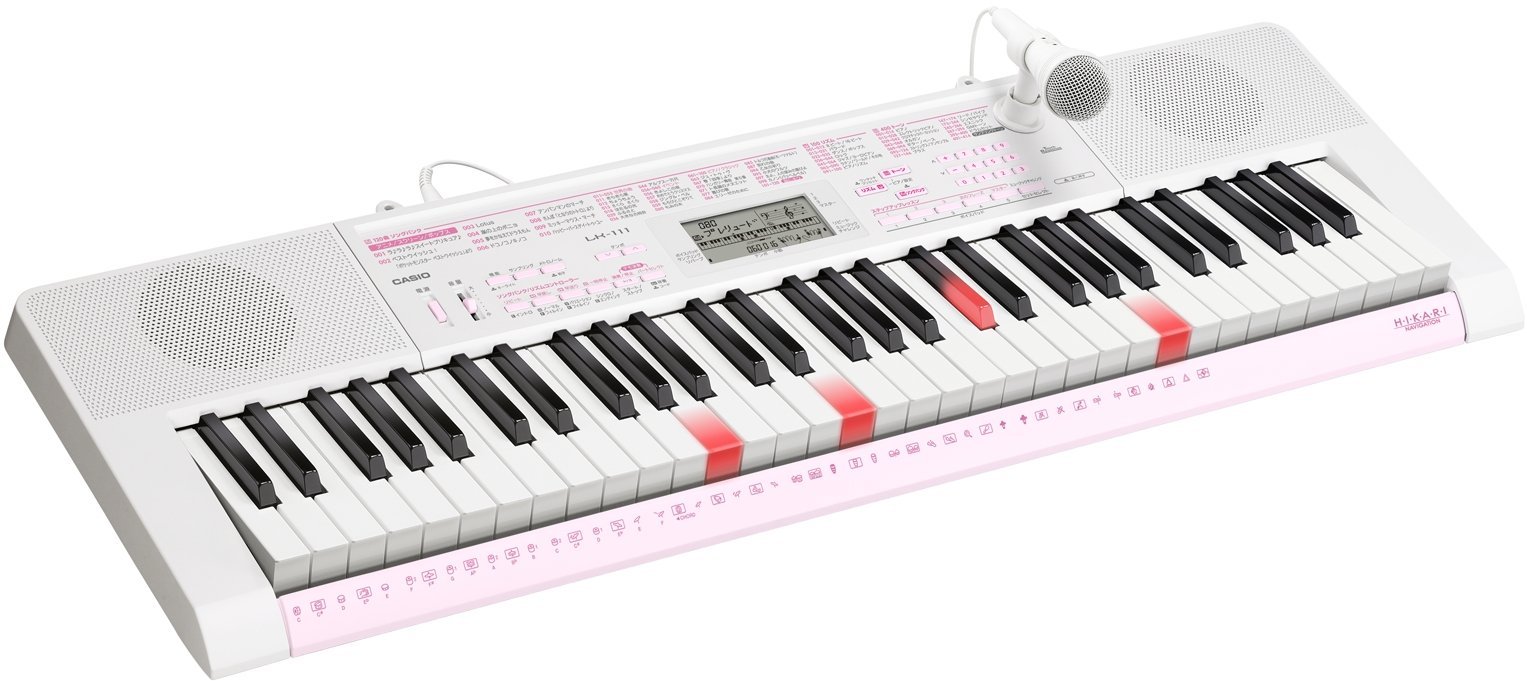 Amazon | CASIO 光ナビゲーションキーボード 61標準鍵盤 LK-111