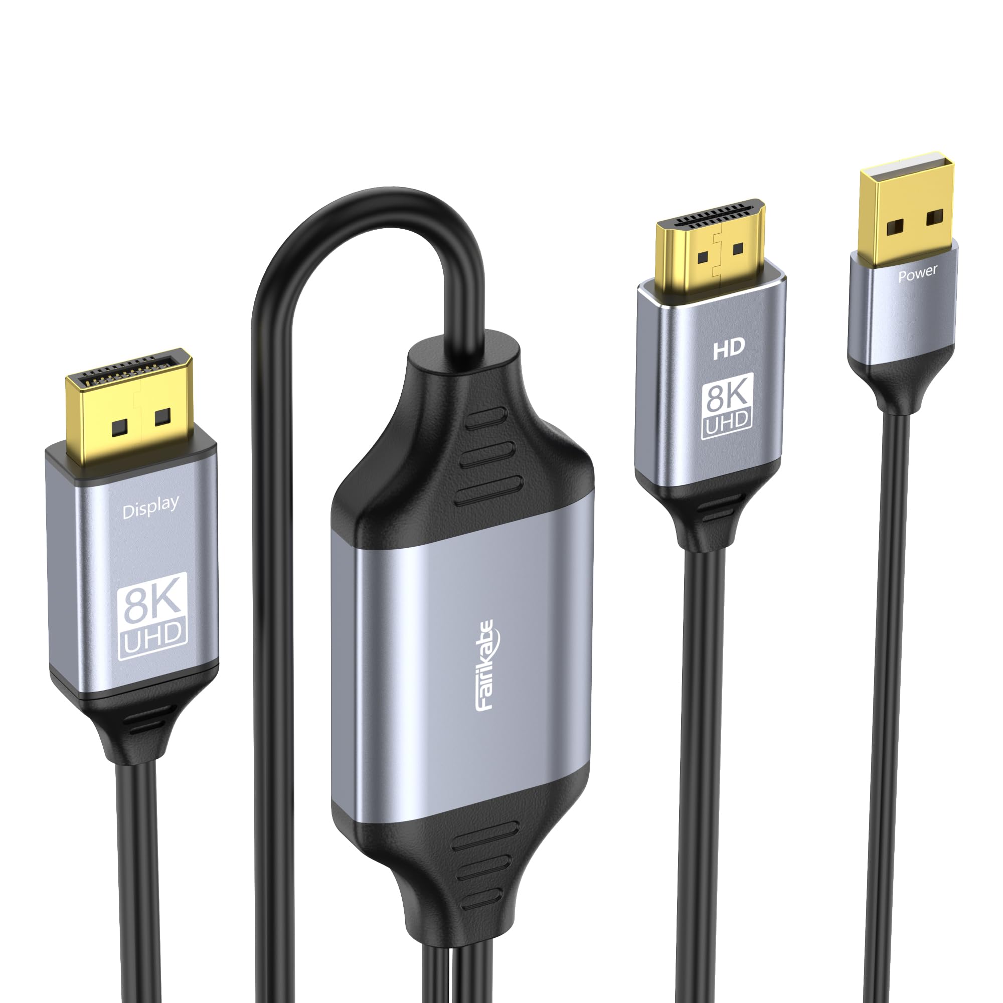 Amazon | fairikabe 8K HDMI to DisplayPort ケーブル 4K@120Hz（2K