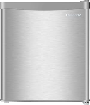 Amazon.co.jp: ハイセンス 小型 冷蔵庫 幅46.5cm 42L シルバー HR