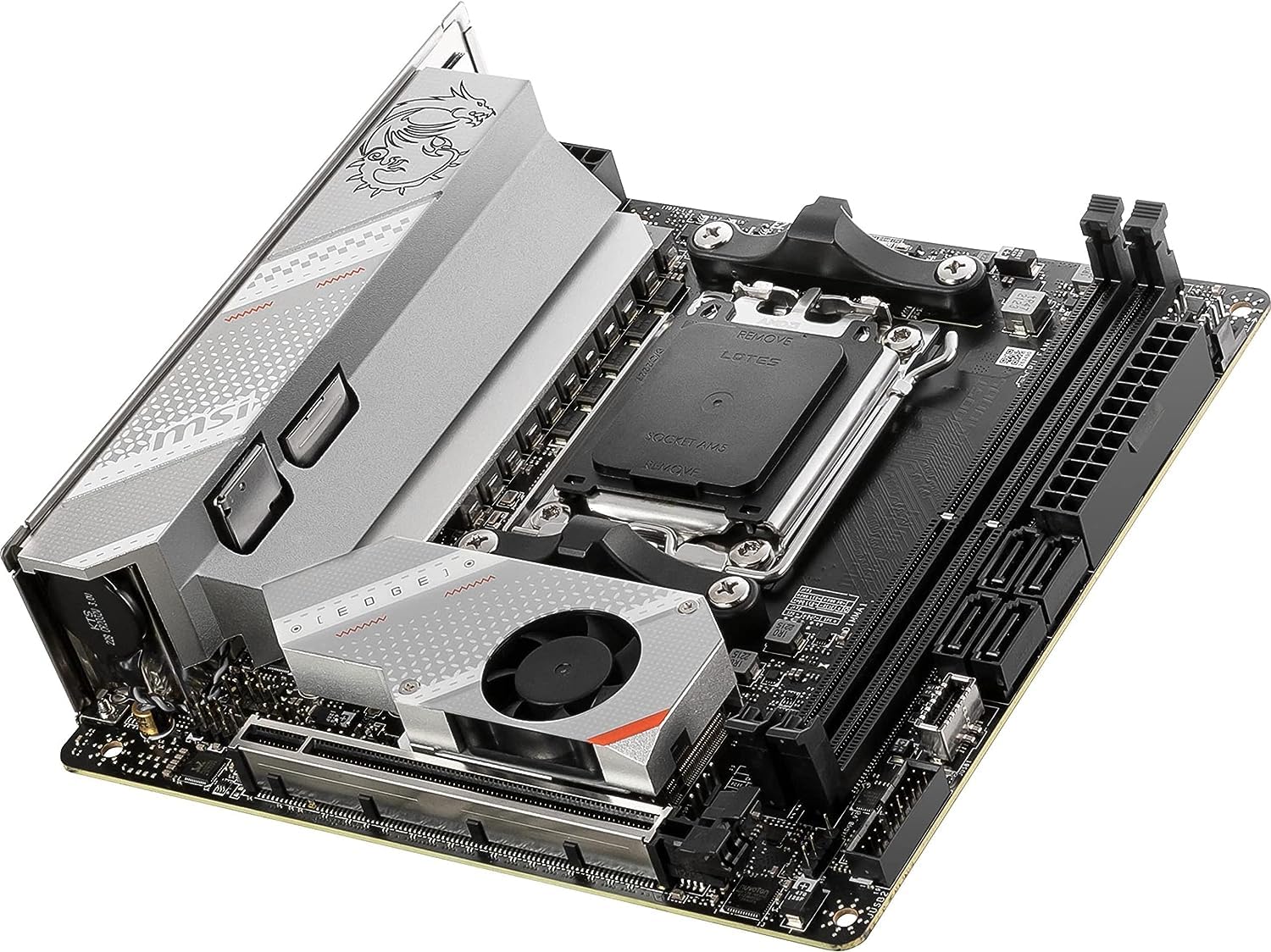 Amazon | MSI MPG B650I EDGE WIFI【シルバーホワイトのデザインと豊富