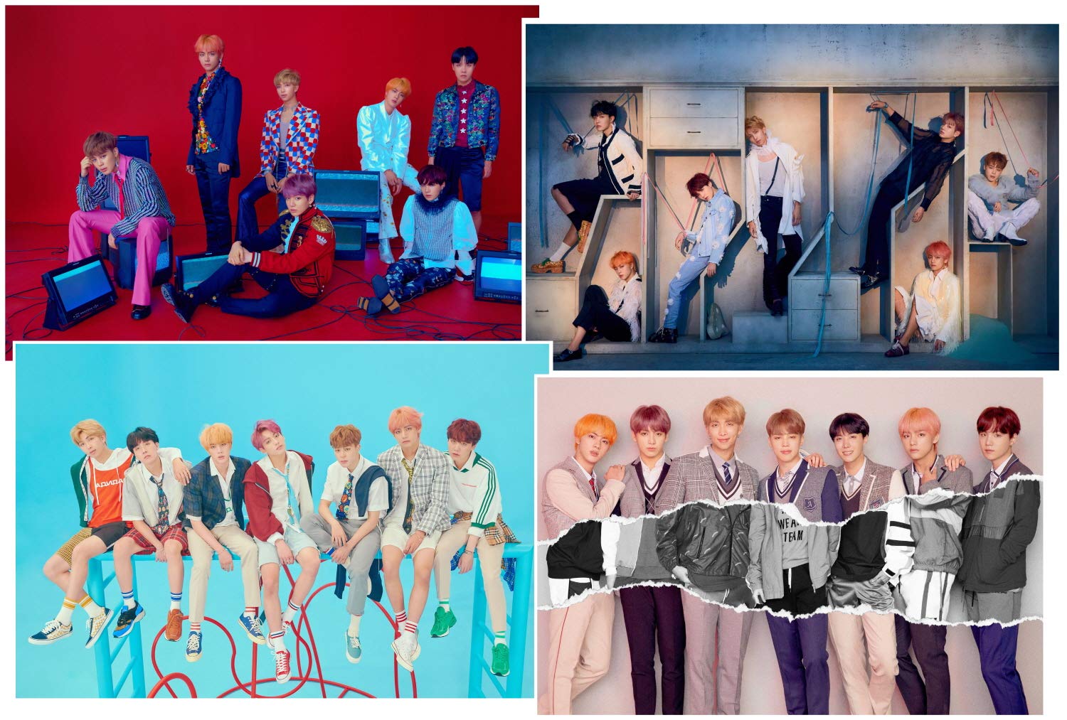 BTS - Love Yourself 結 Answer [S+E+L+F ver] 4 Posters(11.7 X 16.5