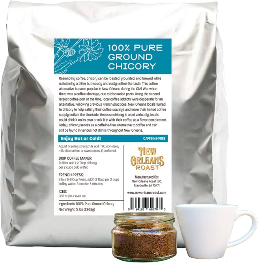 Amazon.com: New Orleans Roast Pure French Chicory - 5 Pound Bag