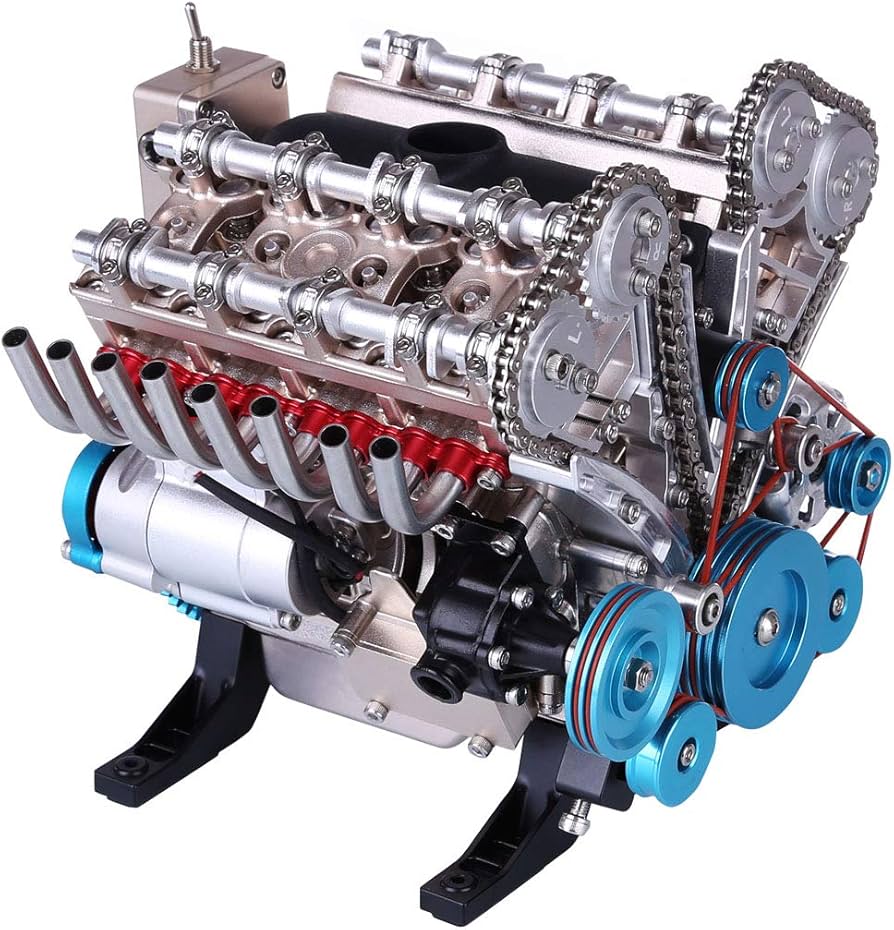 Amazon.co.jp: ConsoleXpress V8エンジンモデルキット、3Dメタル