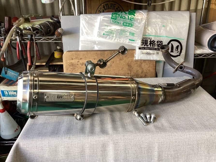 Amazon.co.jp: マジェスティ250 SG20J 社外マフラー MAC-MRD M-DRAG