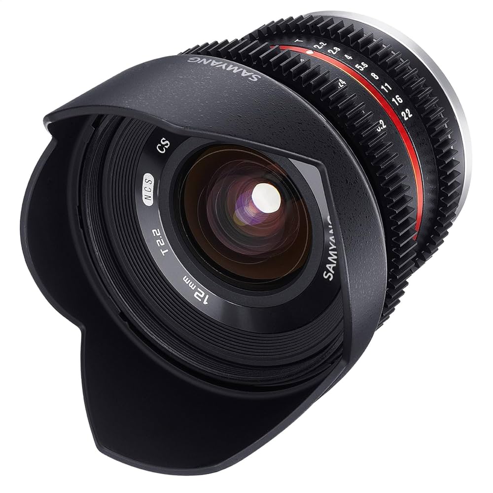 Amazon.co.jp: SAMYANG 単焦点広角レンズ 12mm T2.2 マイクロフォー