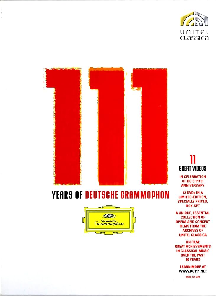 Amazon.com: 111 Years of Deutsche Grammophon [DVD] : Movies & TV