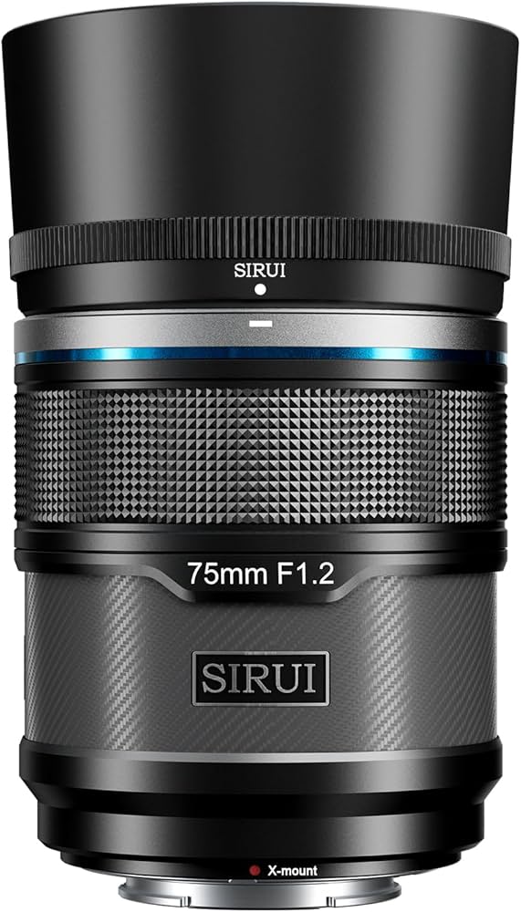 Amazon.co.jp: SIRUI Sniper 75mm オートフォーカスレンズ、F1.2 望遠