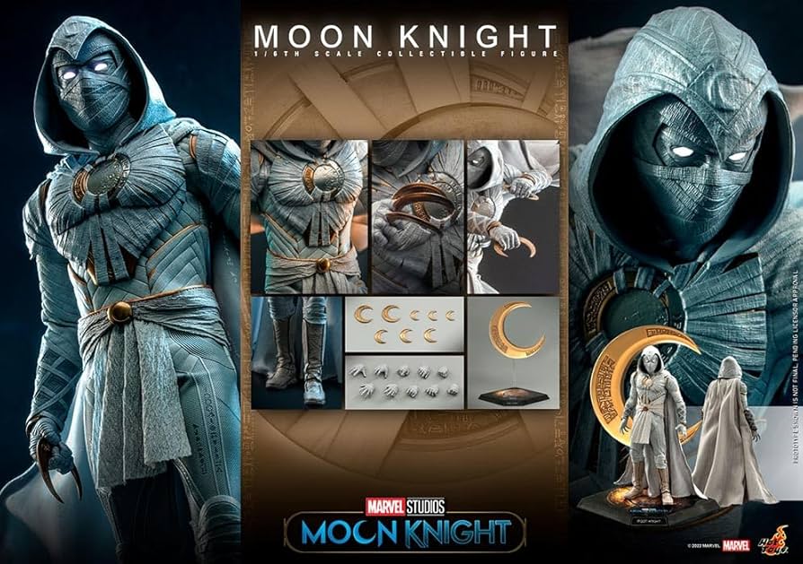 Amazon.com: Hot Toys Moon Knight Masterpiece Figurine 1/6 Moon