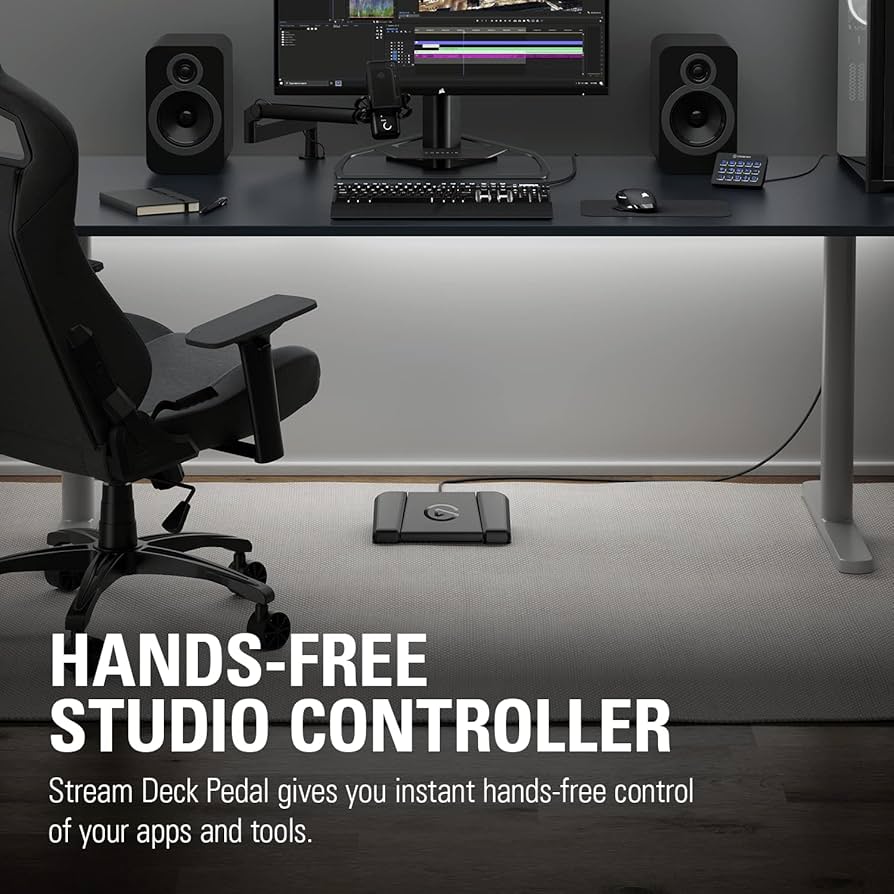 Amazon.com: Elgato Stream Deck Pedal – Hands-Free Studio