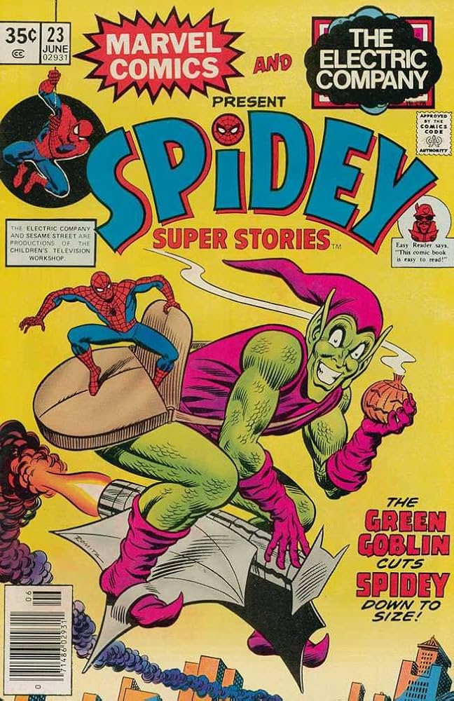 Amazon.com: Spidey Super Stories #23 (June 1977) The Electric
