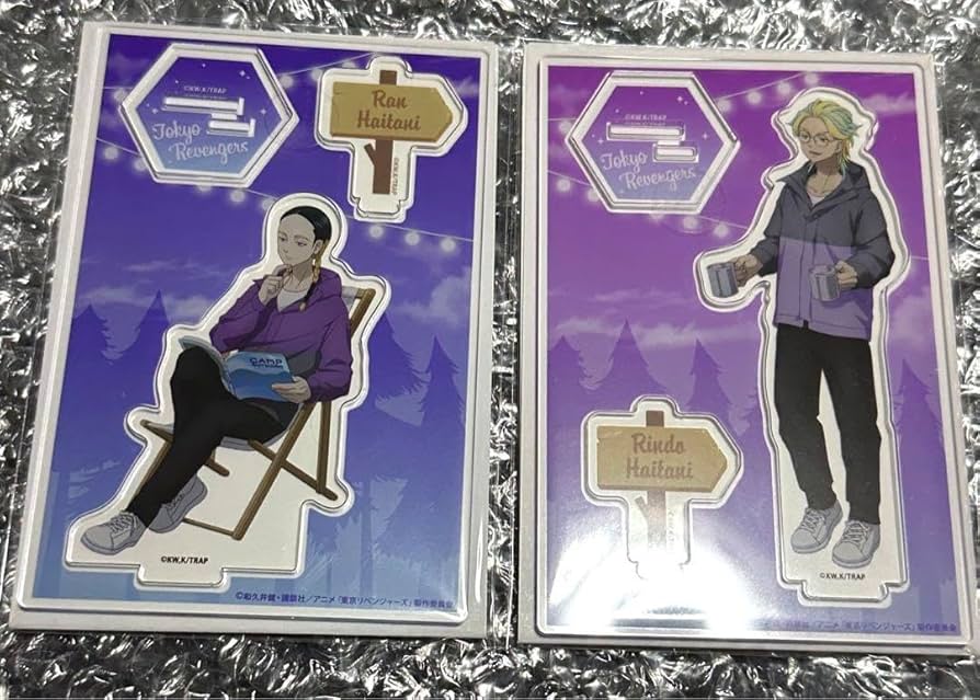 Amazon.co.jp: 東リベ ホテルコラボ アクスタ 灰谷蘭 灰谷竜胆 灰谷