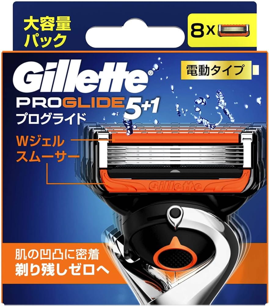 Amazon.co.jp: Gillette P&G ジレット プログライドパワー替刃 8B 8個