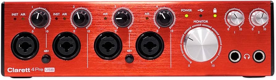Amazon.com: Focusrite AMS-CLARETT-4PRE-USB Clarett 4Pre USB 18-In