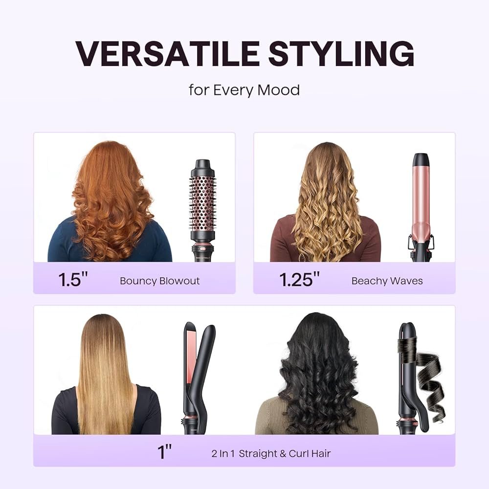 Amazon.com: Wavytalk 3 in 1 Curling Wand Set, Multi Curl, Curling