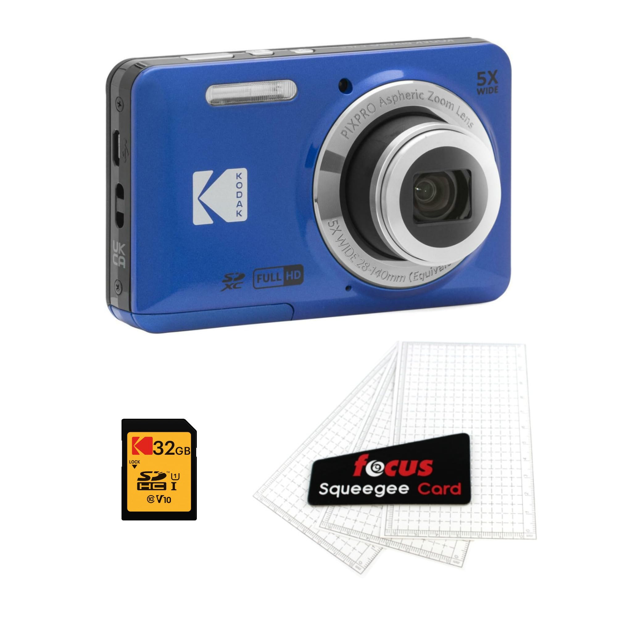 Amazon.com : Kodak PIXPRO Friendly Zoom FZ55 Digital Camera (Blue