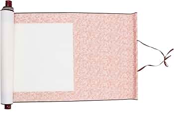 Amazon.co.jp: MAGICLULU 空白 中国 書道 巻物 掛け軸 中国 玄 紙 巻物