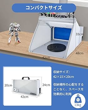 Amazon | Anesty ASPB-Pro 塗装ブース スプレーブース LED照明