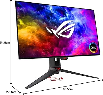 Amazon.co.jp: ASUS 有機EL ゲーミングモニター ROG Swift OLED