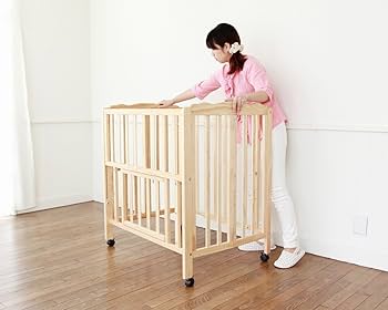 Amazon.co.jp: 大和屋 「 パタン 」 折りたたみミニベビーベッド