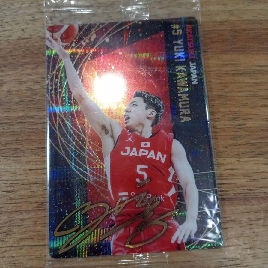 Amazon.co.jp: アカツキジャパン 金箔サインカード 河村勇輝 金色