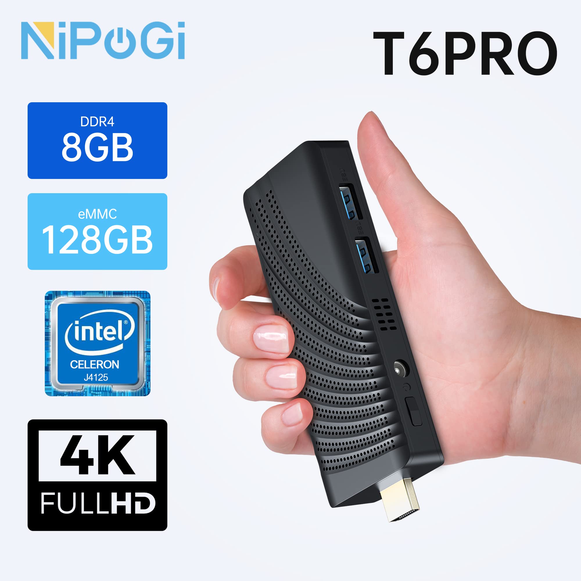 Amazon.co.jp: NiPoGi スティックpc ミニpc Windows 11 Pro mini pc