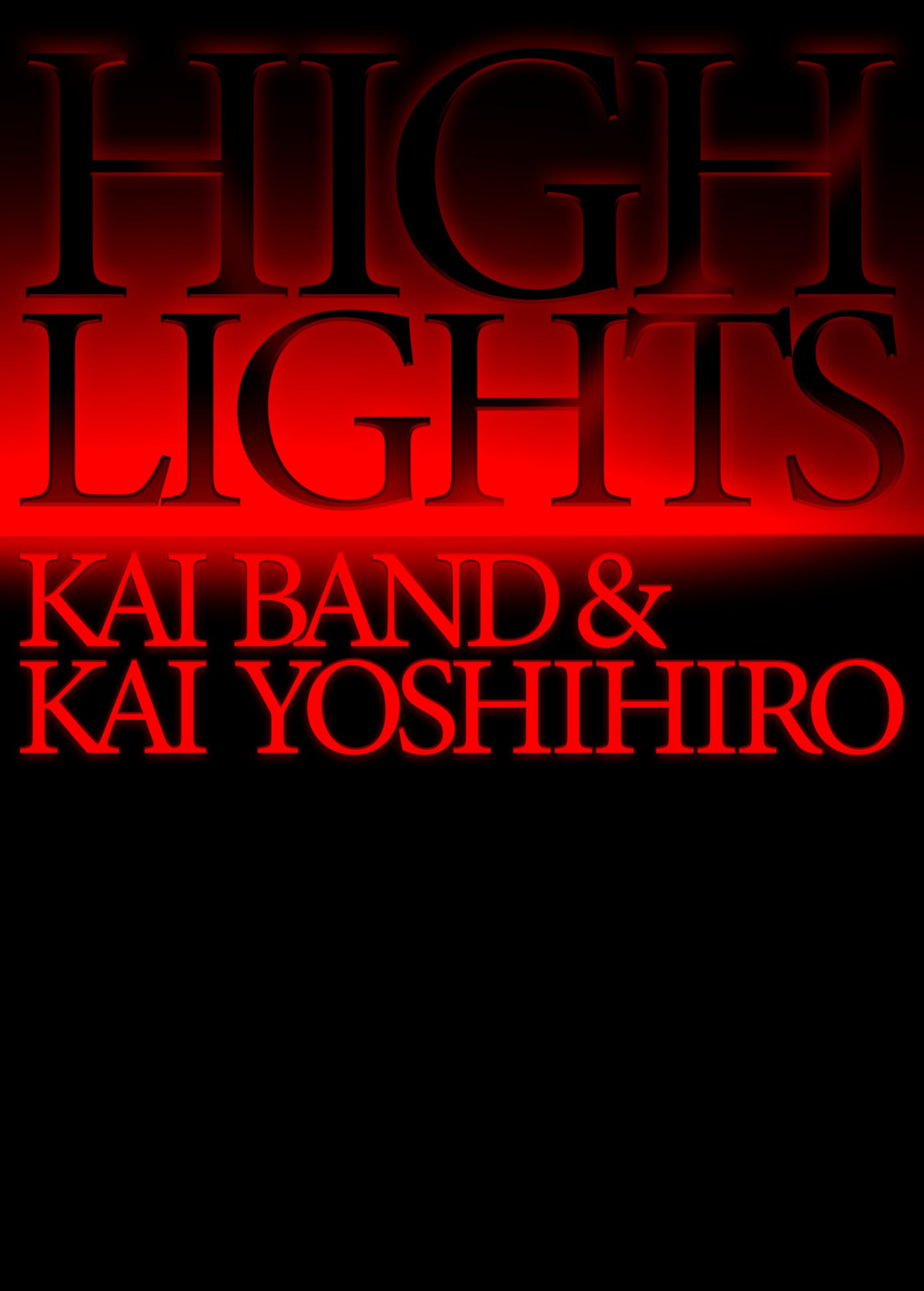 Amazon.co.jp: HIGHLIGHTS / KAI BAND & KAI YOSHIHIRO Blu-ray BOX
