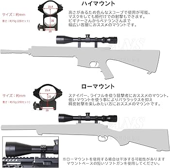 Amazon.co.jp: 【Amazon.co.jp限定】ANS Optical ライフルスコープ 3-9