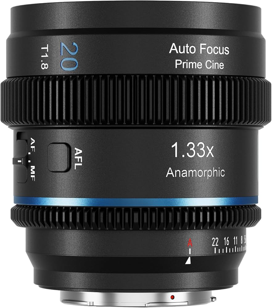 Amazon.com : SIRUI 20mm T1.8 1.33X Anamorphic Lens, S35 Autofocus
